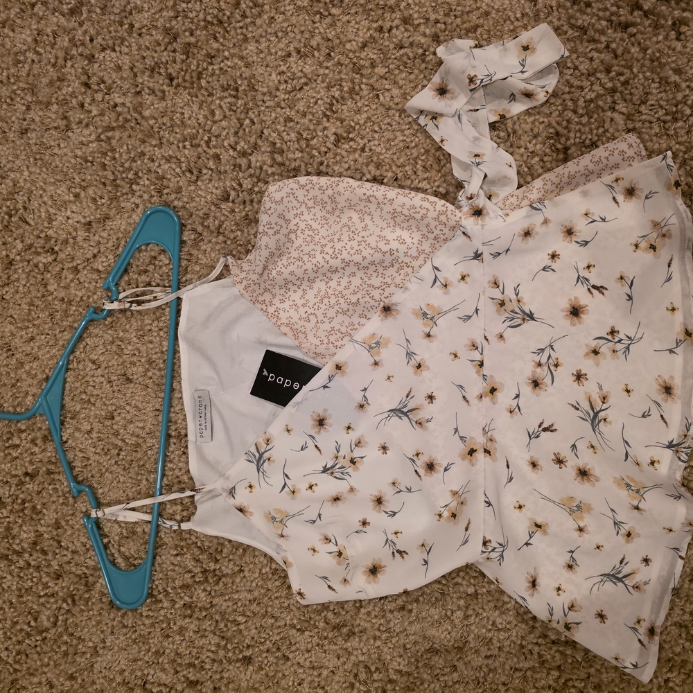 Floral White Women's Top